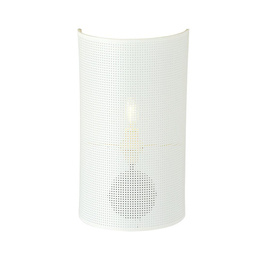 Natynkowa lampa ścienna ASTON K1 WHITE/GOLD czarny (1147/K1) - Emibig