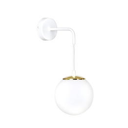 Natynkowa lampa ścienna OGNIS K1 WHITE biały (967/K1) - Emibig