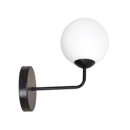 Natynkowa lampa ścienna SELBI K1 BLACK czarny (734/K1B) - Emibig