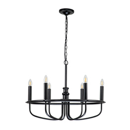 Oprawa sufitowa Elstead Lighting Capitol KL-CAPITOL-HILL6-BLK