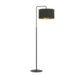 Podłodowa lampa HILDE LP1 BL BLACK czarny (1054/LP1) - Emibig