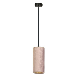 Wisząca lampa BENTE 1 BL ROSE czarny (1061/1) - Emibig