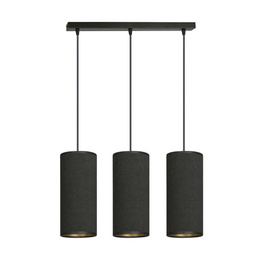 Wisząca lampa BENTE 3 BL BLACK czarny (1067/3) - Emibig