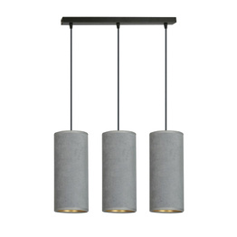 Wisząca lampa BENTE 3 BL GRAY czarny (1060/3) - Emibig