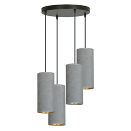 Wisząca lampa BENTE 4 BL PREMIUM GRAY czarny (1060/4PREM) - Emibig