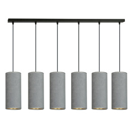 Wisząca lampa BENTE 6 BL GRAY czarny (1060/6) - Emibig