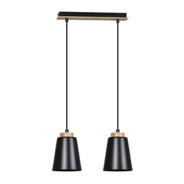 Wisząca lampa BOLERO 2 BLACK czarny (442/2) - Emibig