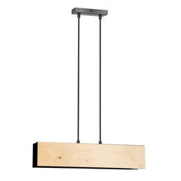 Wisząca lampa CARLO 2 BLACK czarny (610/2) - Emibig