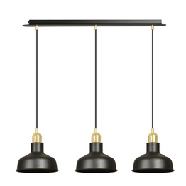 Wisząca lampa IBOR 3 BLACK czarny (1042/3) - Emibig