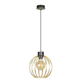 Wisząca lampa PINETA 1B BLACK/GOLD (559/1B) - Emibig