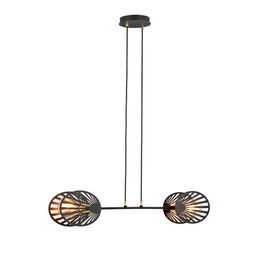 Wisząca lampa PLAYA 2 BLACK czarny (1146/2) - Emibig