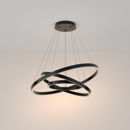 Wisząca lampa Rim czarny (MOD058PL-L100B3K) - Maytoni