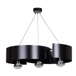 Wisząca lampa VIXON 3 BLACK czarny (284/3) - Emibig