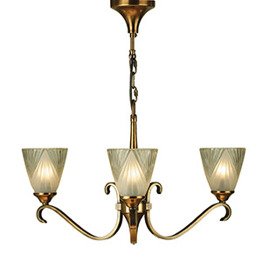 Żyrandol 3xE14 Pendant Columbia Brass 63436