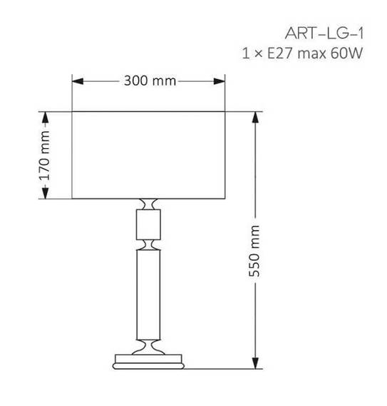  Lampka Gabinetowa Kutek Mood Artu ART-LG-1(Z)