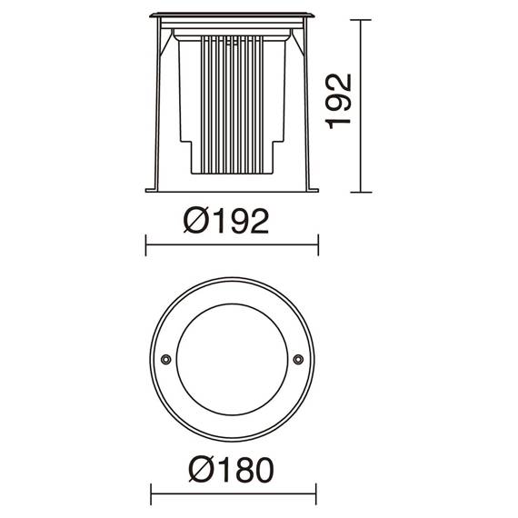 Adgo 792A-L0115A-30 Oprawa gruntowa Novolux