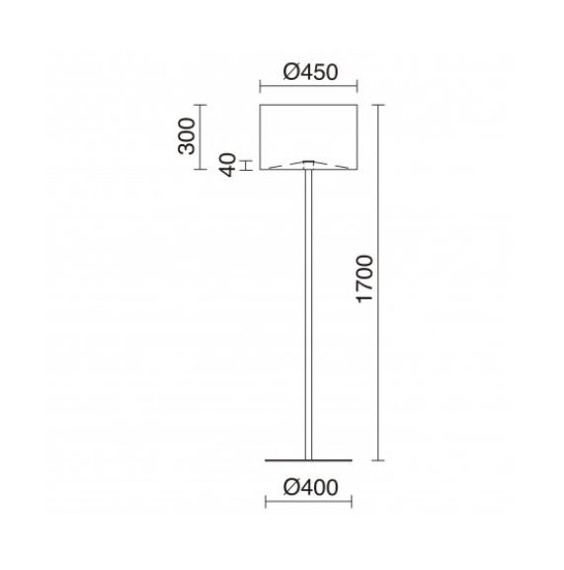 Amsterdam 909A-G05X1A-02 Novolux Exo Lampa stojąca