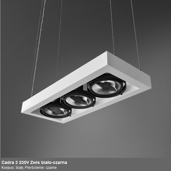 Aquaform CADRA x3 230V 54813-63 Lampa Wisząca