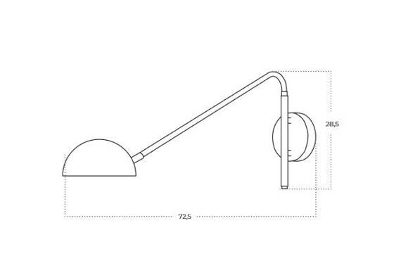 Azzardo Lampa ścienna Cetus AZ5620