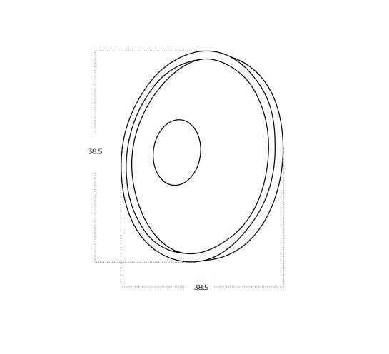 Azzardo Lampa ścienna Owlen BK AZ5617