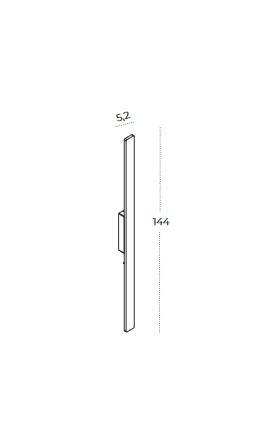 Azzardo Lennart 150 IP54 Lampa ścienna zewnętrzna AZ5699 4000K