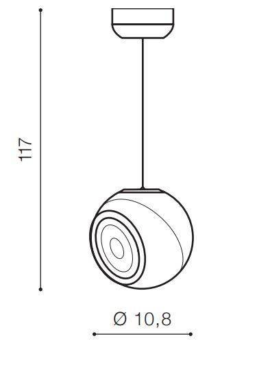 Azzardo Skye AZ4521 Lampa wisząca