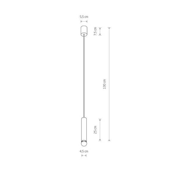 BATON solid brass 7851 Nowodvorski