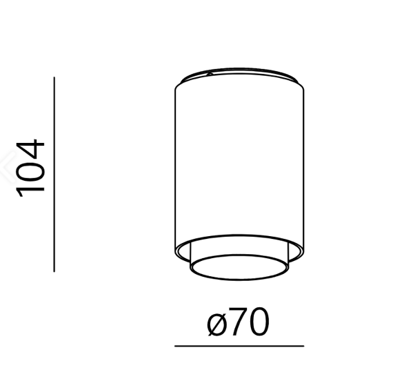 Biała lampa natynkowa 47033-M930-F1-PH-63 AQform Vyro