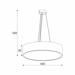 Cleoni Aba 40 Lampa wisząca