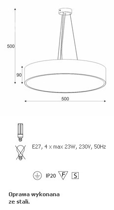 Cleoni Aba 50 Lampa wisząca