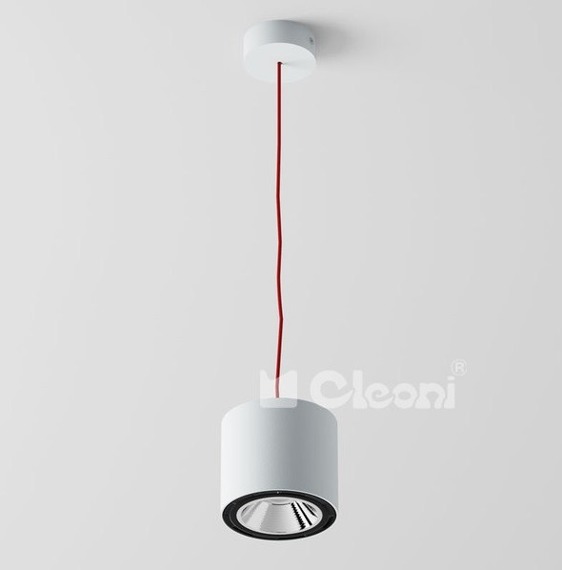 Cleoni TITO T113B7 117 Lampa Wisząca biały