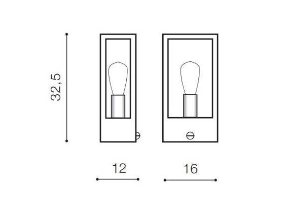 Czarny Kinkiet Azzardo Niklas Sensor AZ4487