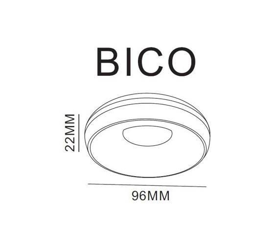 Dann Lux Design Bico BK DLD5264 Mała Oprawa Do Zabudowy Czarna