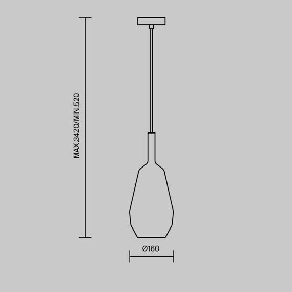 Duality Maytoni Żyrandol MOD271PL-01B7