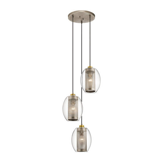 Elstead Lighting KL-ASHER-3PC-AP Corona Żyrandol