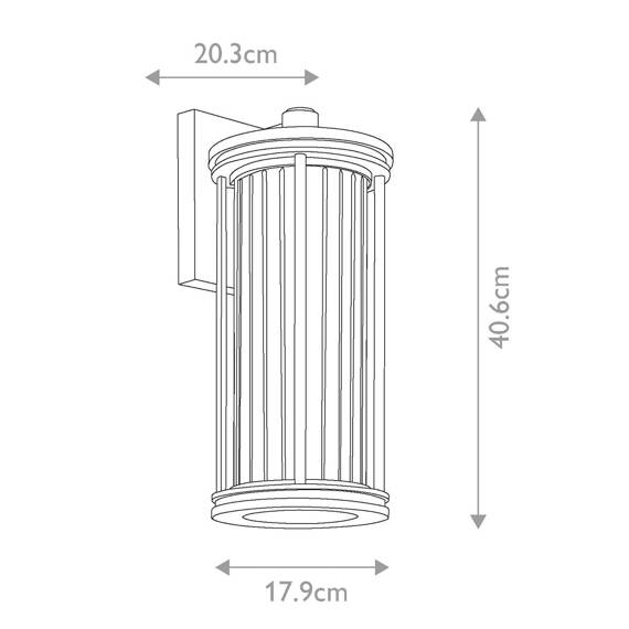 Elstead Lighting KL-BARRAS2-M-BK Lampa ścienna Barras