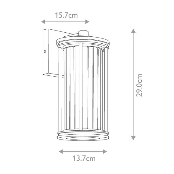 Elstead Lighting Lampa ścienna Barras KL-BARRAS2-S-BK