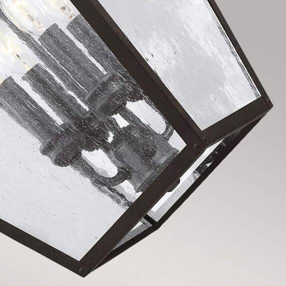 Elstead Lighting Lampa wisząca zewnętrzna Galena FE-GALENA8-XL-SBL