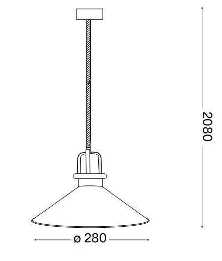 Eris Lampa Wisząca Ideal Lux 249070