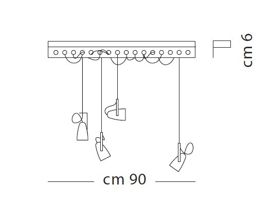 Forata SP R/300 B Lampa Wisząca Sillux LED