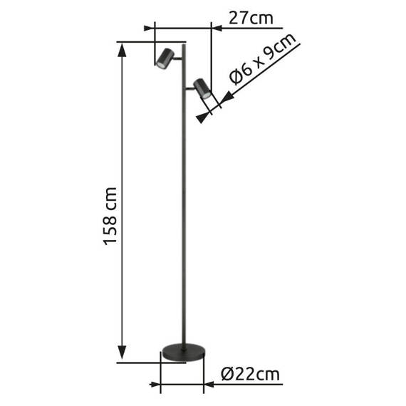 Globo Lighting Lampa stojąca James 57918S