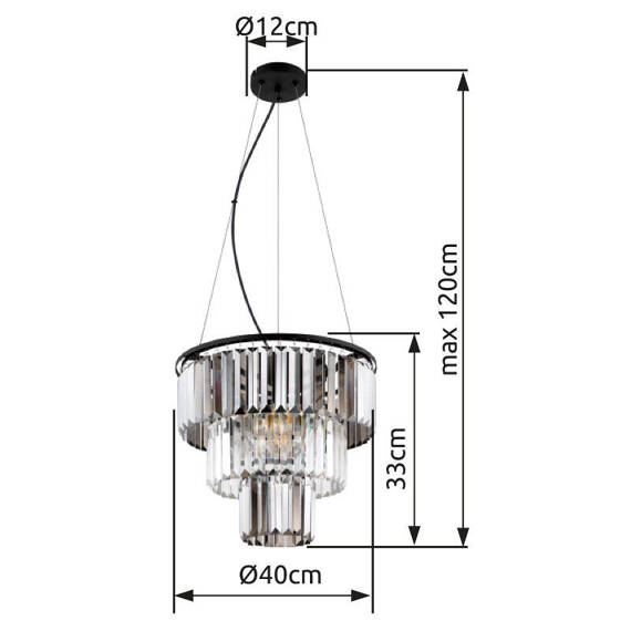 Globo Lighting Naxis Lampa wisząca 15695H