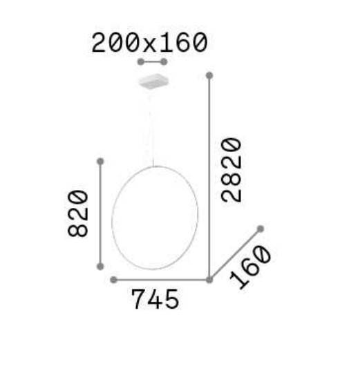 Ideal Lux 291406 Żyrandol Circus d74