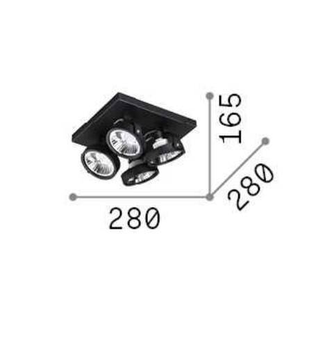 Ideal Lux 300580 Konig Lampa sufitowa