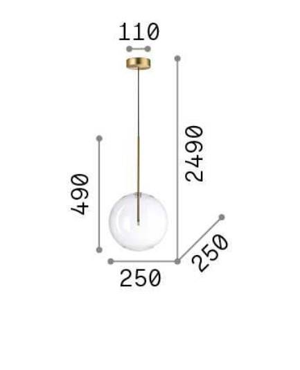 Ideal Lux Equinoxe 25 cm 306551 Żyrandol