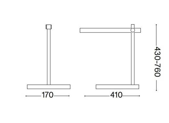 Ideal Lux Pivot 289151 Lampa stołowa