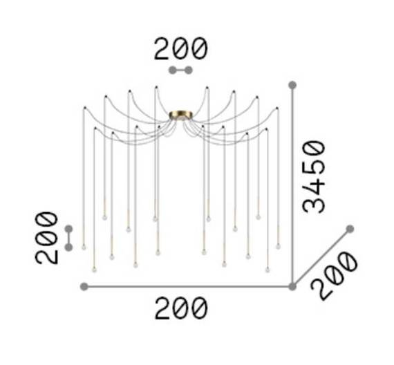 Ideal Lux Zwis 284002 Lucciola 16