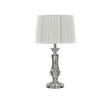 Kate 2TL 1 Round Lampa Stołowa Ideal Lux biała