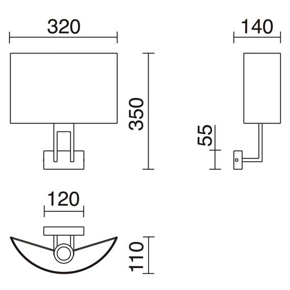 Kinkiet 986A-G05X1A-35-CA Novolux Classical