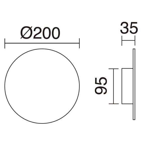 Kinkiet 988A-L0109B-01 Novolux Circular